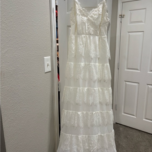 Free People Boho Maxi Dress Size 6 - Picture 4 of 7